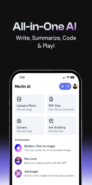 Merlin - Chat with AI Ekran Görüntüsü 0