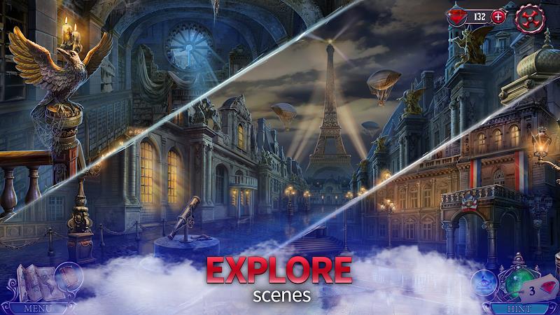 Dark City: Paris F2P Adventure Captura de tela 1