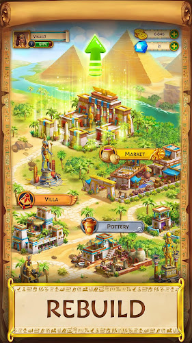 Jewels of Egypt・Match 3 Puzzle Screenshot 1