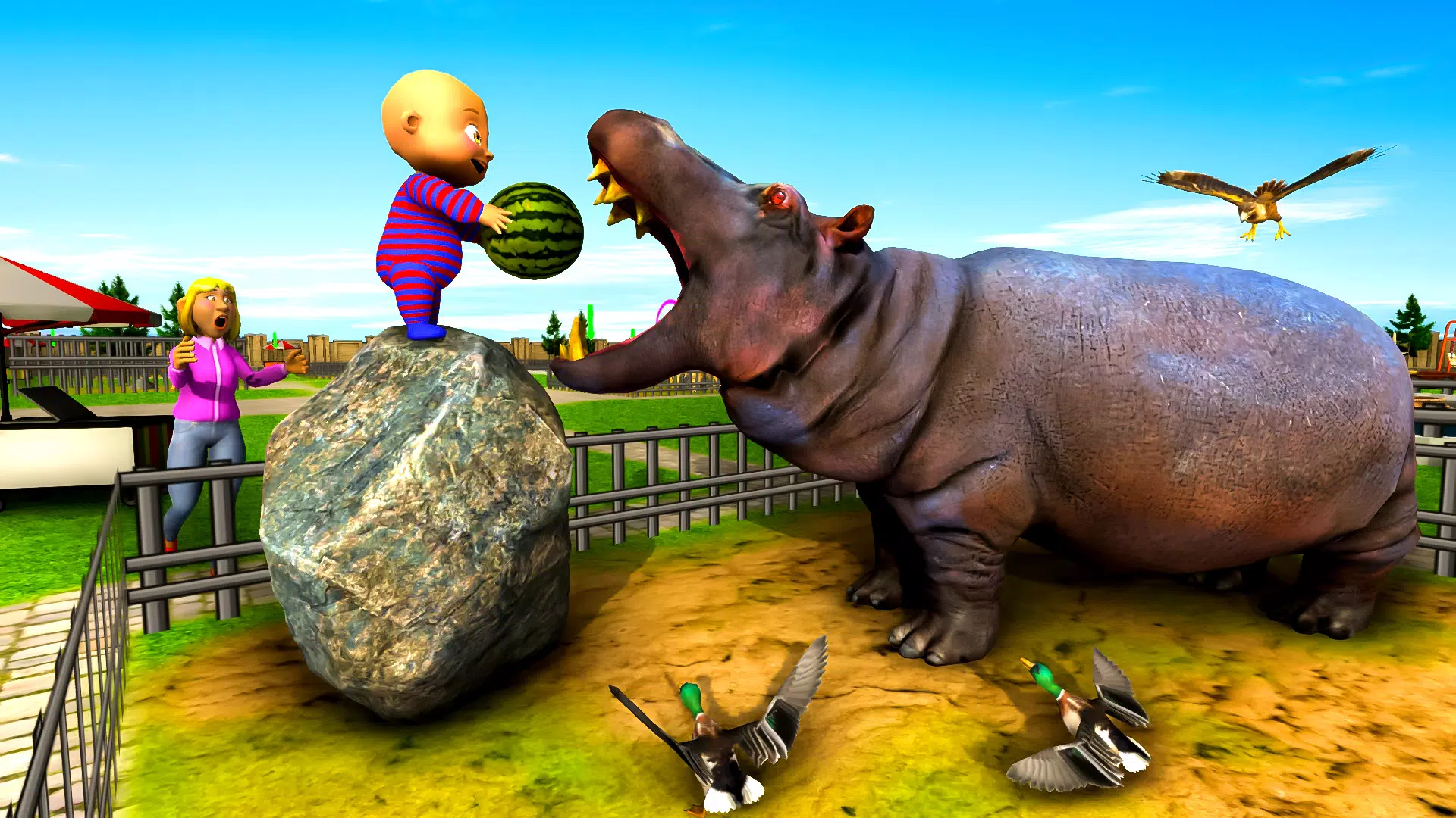 Naughty Baby 3D: Daddy Zoo Fun應用截圖第1張