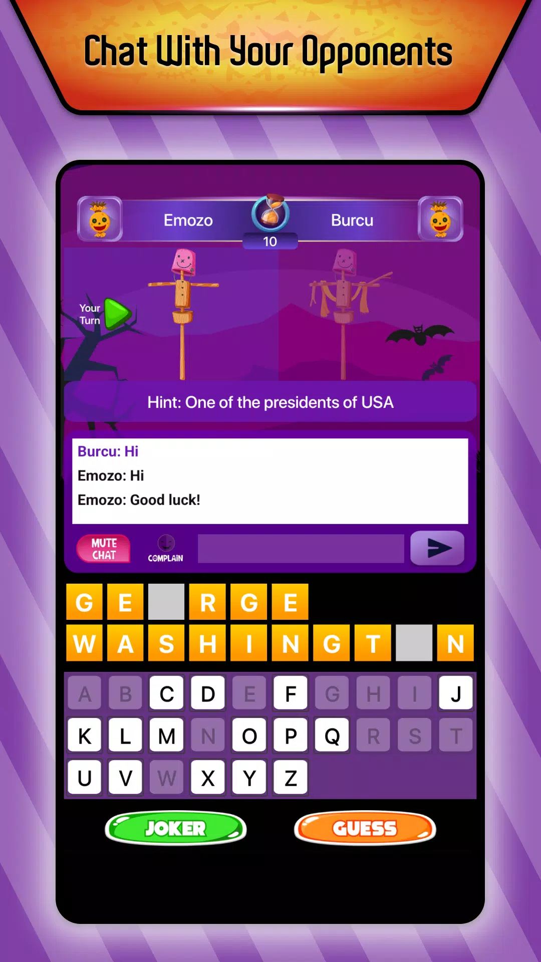Online Hangman Word Game Capture d'écran 0
