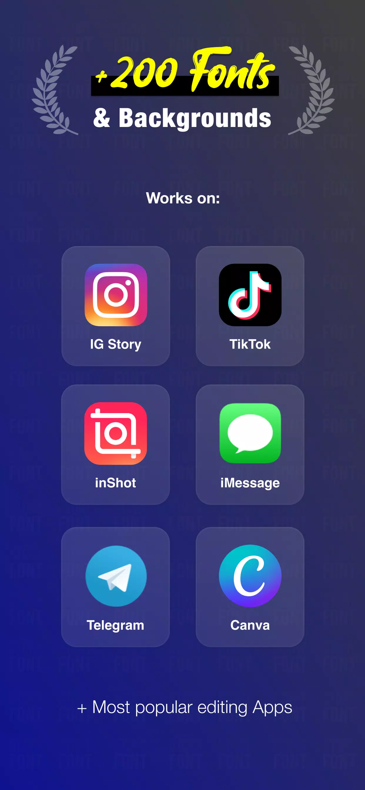 StoryFont for Instagram Story Скриншот 1