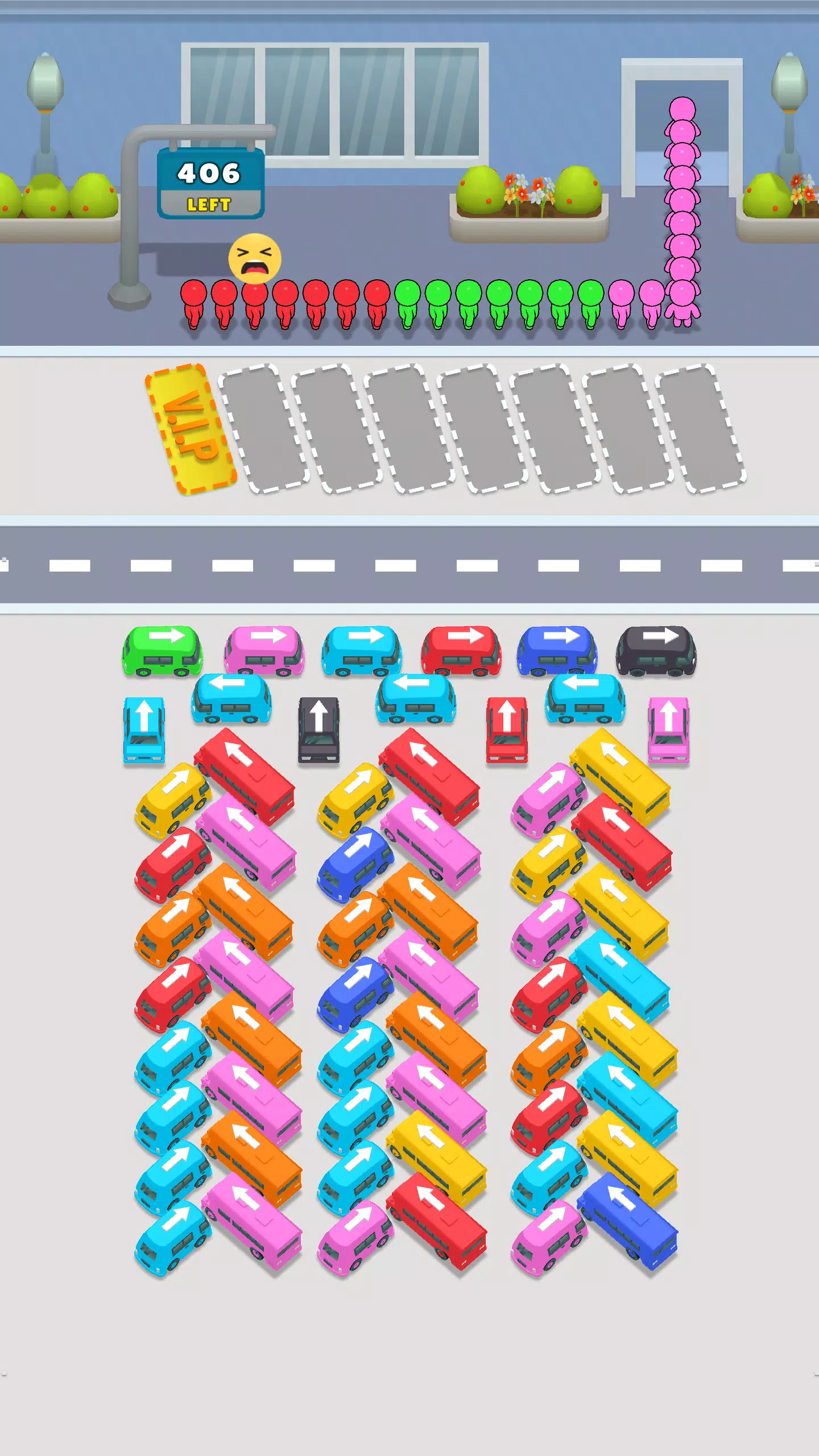 Bus Match Puzzle: Bus Shuffle Скриншот 1