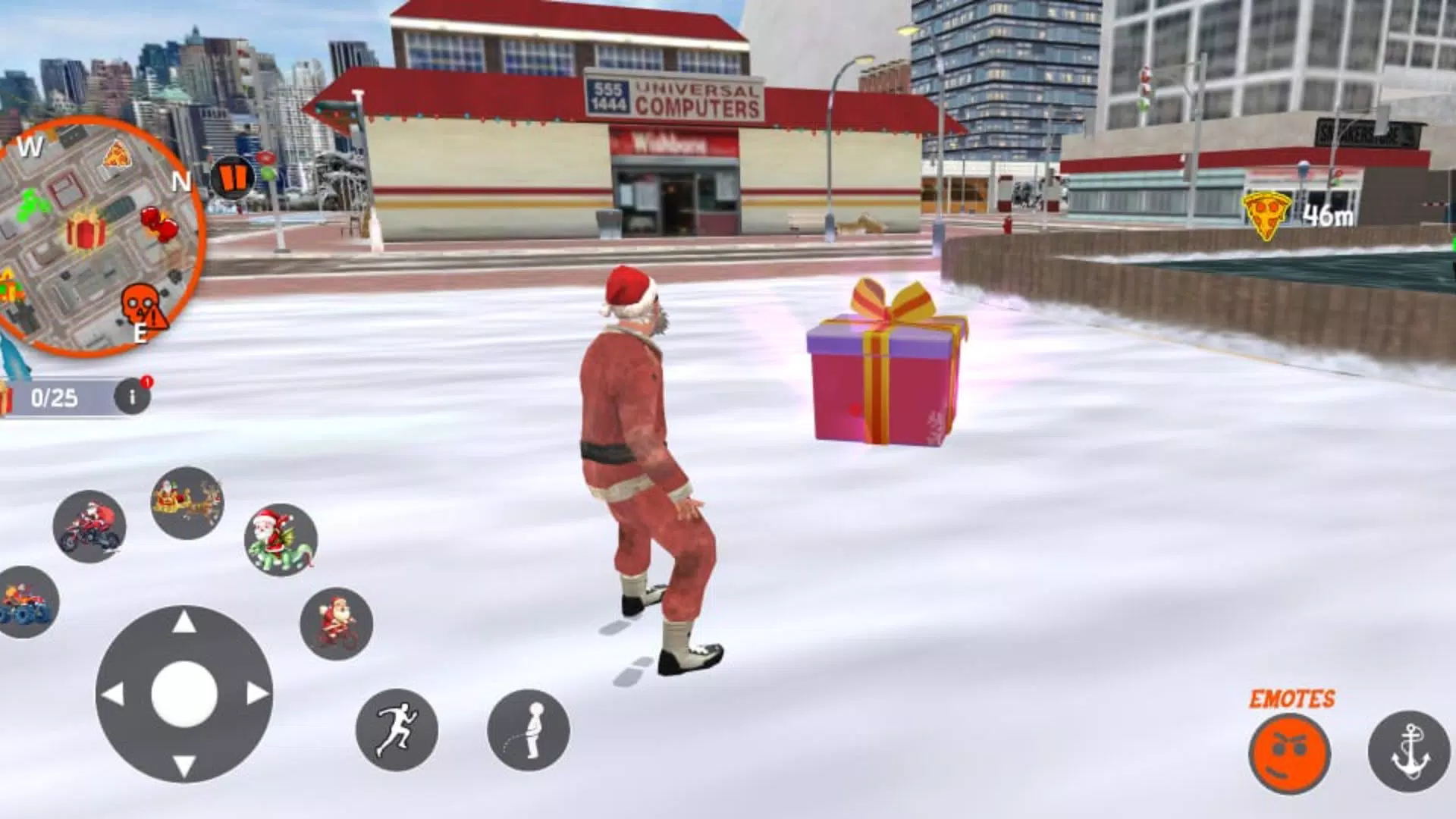 Gangster Santa Openworld Game Captura de pantalla 2