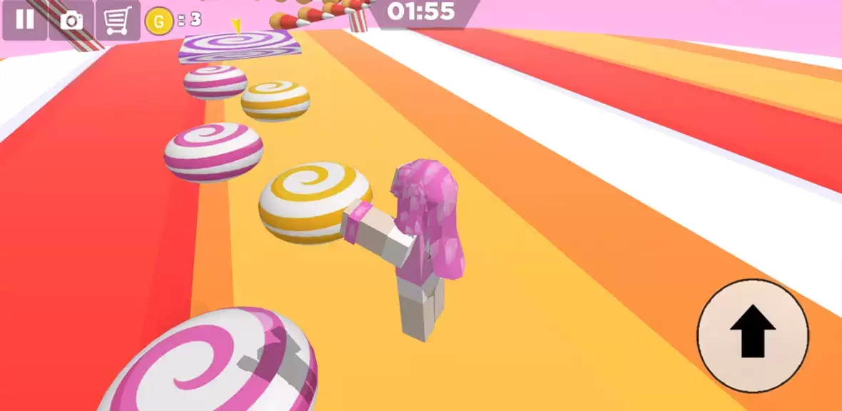 Candy Parkour Sweet girl Screenshot 2