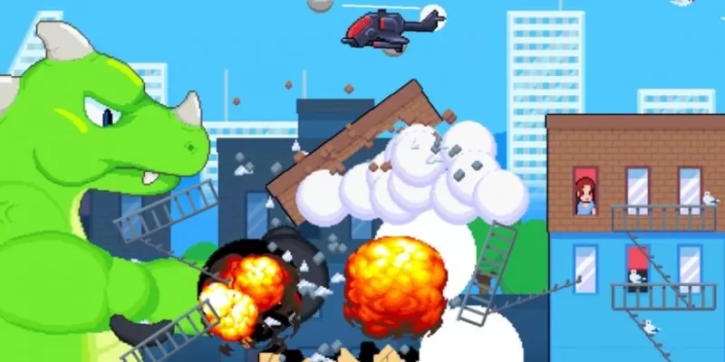 Roar Rampage klassische Aufgaben, die Sie auf Ihrem Weg zerstören und bald iOS und Android kommen