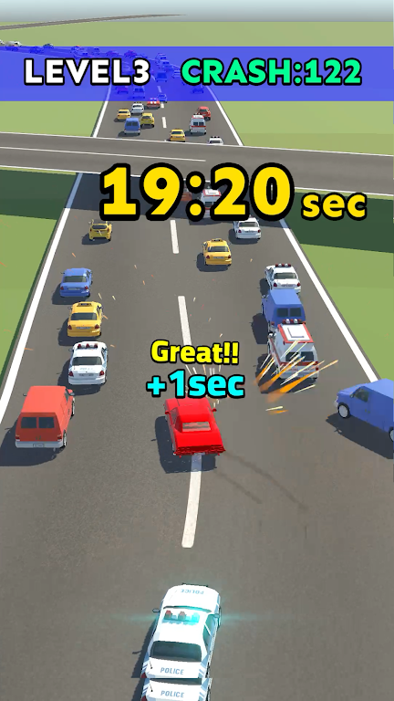 Car Chase And Crash Run Скриншот 3