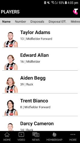 Collingwood Official App स्क्रीनशॉट 2