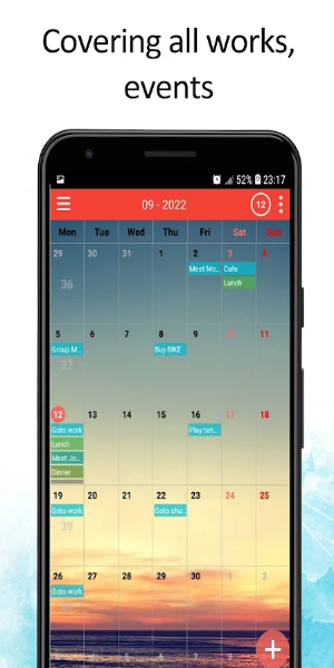 Reminder Calendar App for 2024 Ảnh chụp màn hình 1