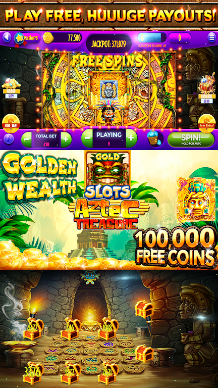 Slots! Azetc Gold Treasures Vegas Slot machines應用截圖第1張