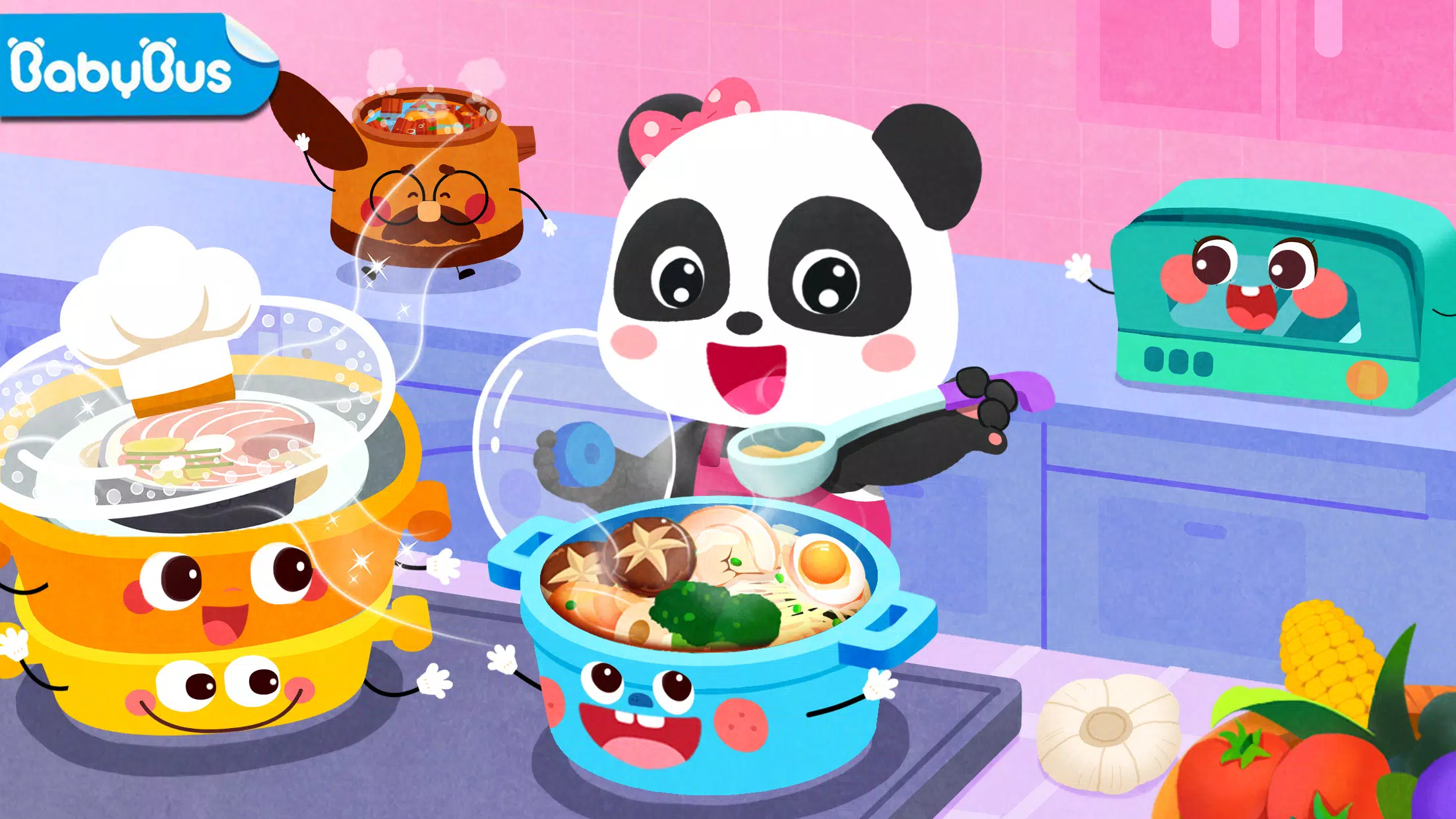 Baby Panda's Kitchen Party Captura de pantalla 0