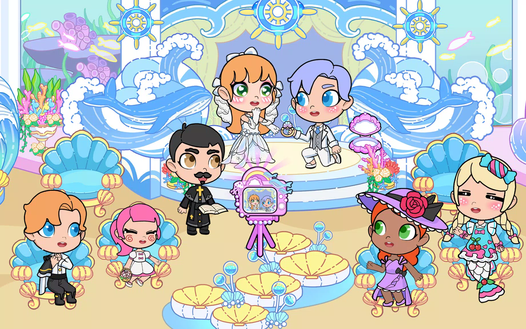 Mermaid Wedding World ภาพหน้าจอ 0