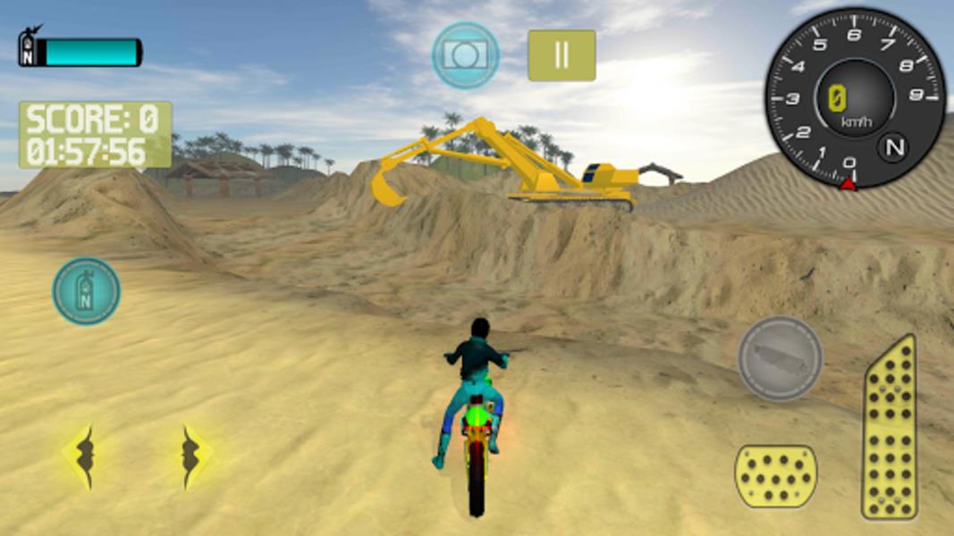 Motocross Desert Simulator Ekran Görüntüsü 1