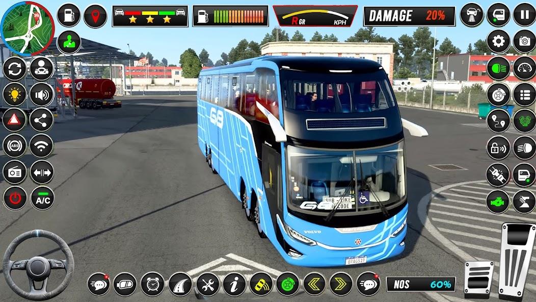 Coach Bus Driving- Bus Game Mod স্ক্রিনশট 1