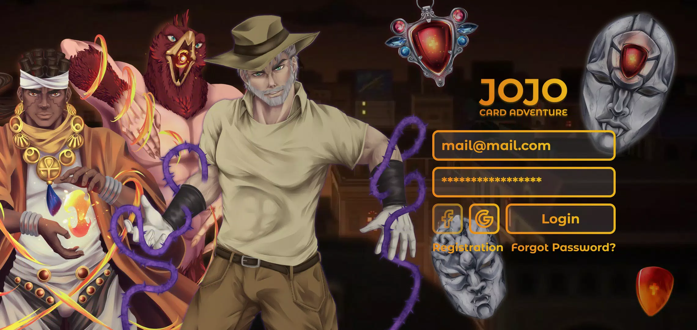 JOJO: Card Adventure－TCG & CCG Screenshot 1