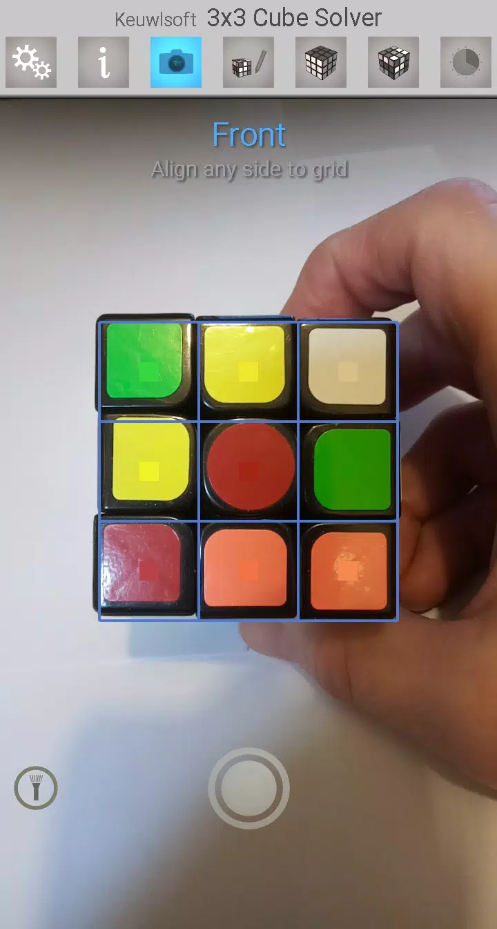 3x3 Cube Solver ဖန်သားပြင်ဓာတ်ပုံ 1