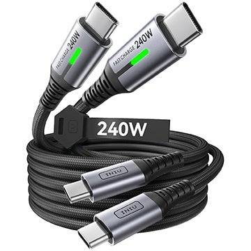 Pack INIU da 2 pack da 6,6 piedi 240W cavi di tipo C USB