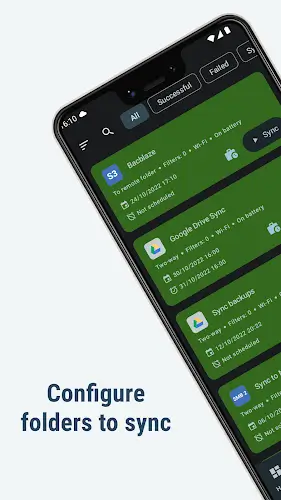 Schermata FolderSync Pro 1