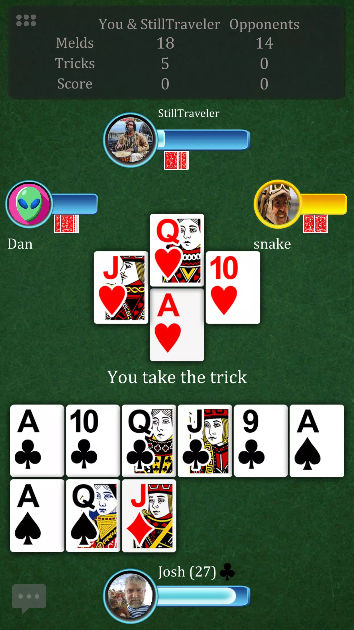 Pinochle Online Screenshot 0