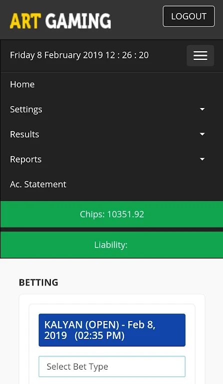 ART GAME - BETTING应用截图第0张