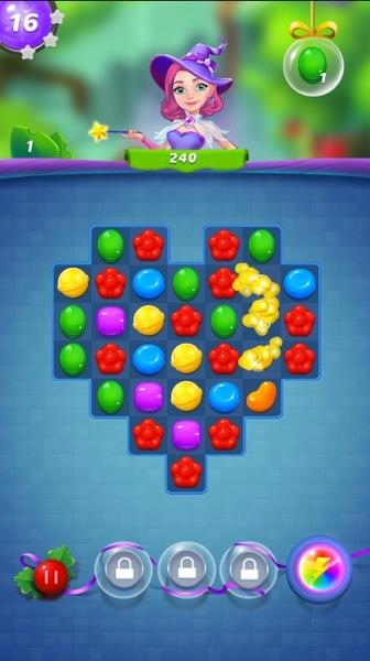 Candy Witch - Match 3 Puzzle स्क्रीनशॉट 1