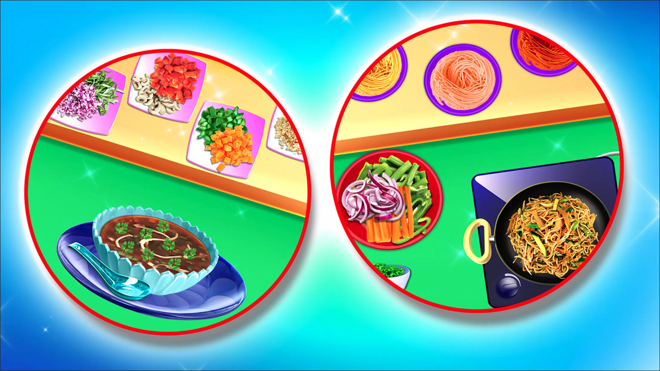 Lunar Chinese Food Maker Game Zrzut ekranu 2