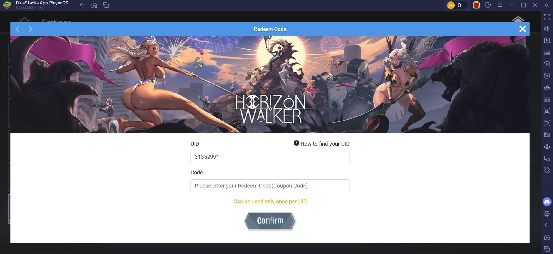 Horizon Walker Redeem Codes