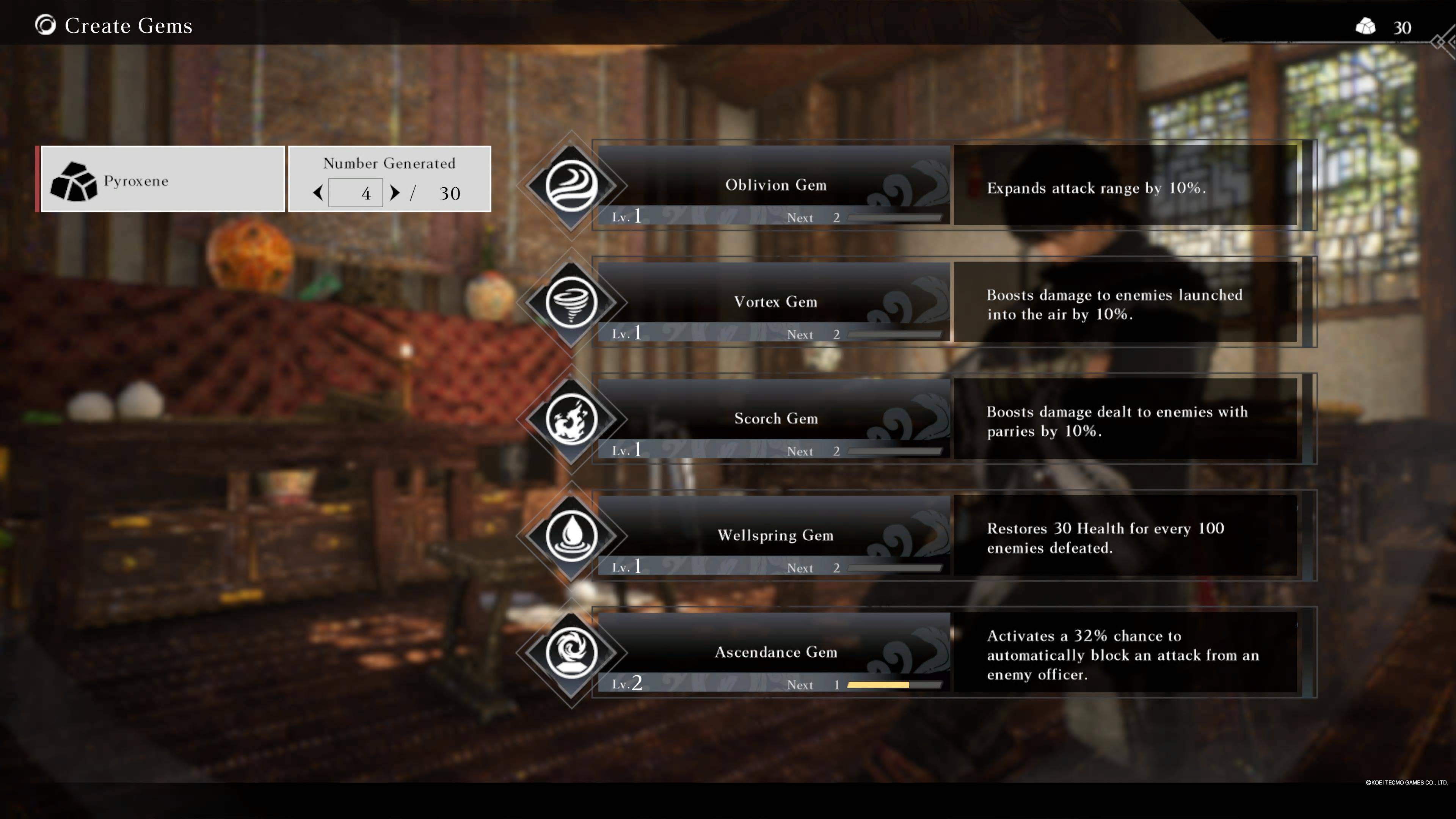 How To Craft Gems in Dynasty Warriors: Origins