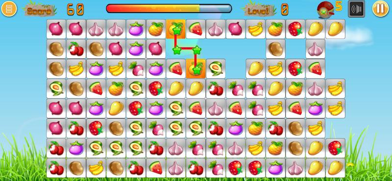 Link fruits - fruit match pair Captura de tela 1