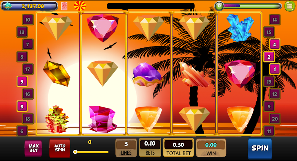 Jewel & Gems Wilds Slot! Screenshot 2