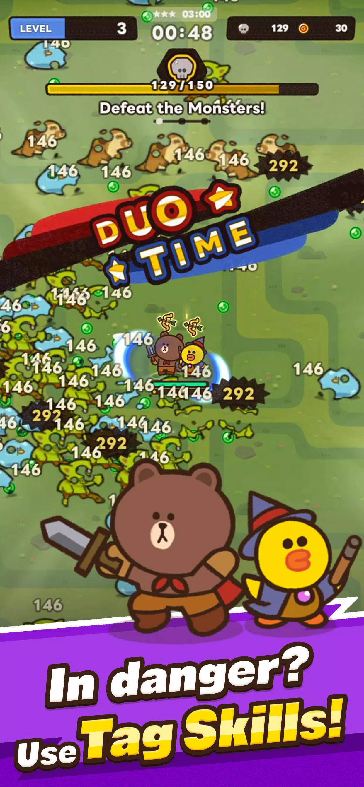 LINE Hero Rumble/Let's rumble! Screenshot 1