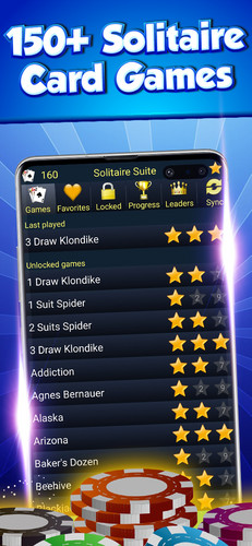 Solitaire Card Games Collection 150+ Solitaire Games Capture d'écran 0