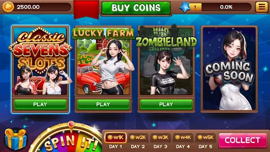 Sexy slot girls: vegas casino Mod Ekran Görüntüsü 1