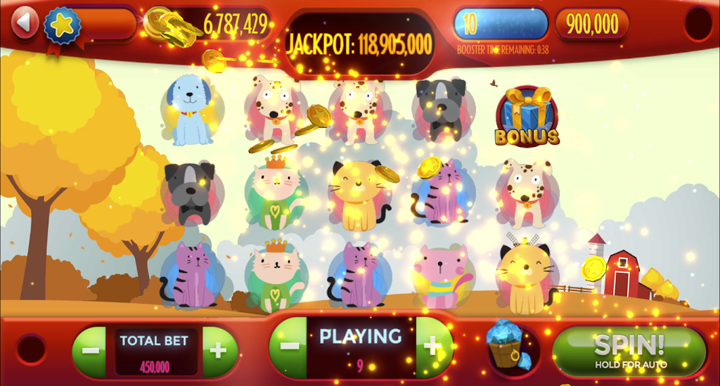 Dog-Cat Free Slot Machine Game Online應用截圖第0張