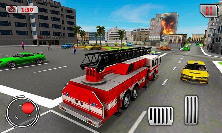 Fire Truck Games: Robot Games Скриншот 3