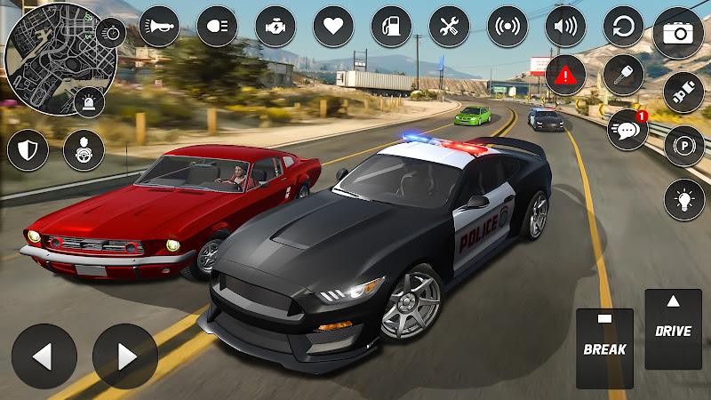 Police Chase Thief Cop Games ဖန်သားပြင်ဓာတ်ပုံ 2