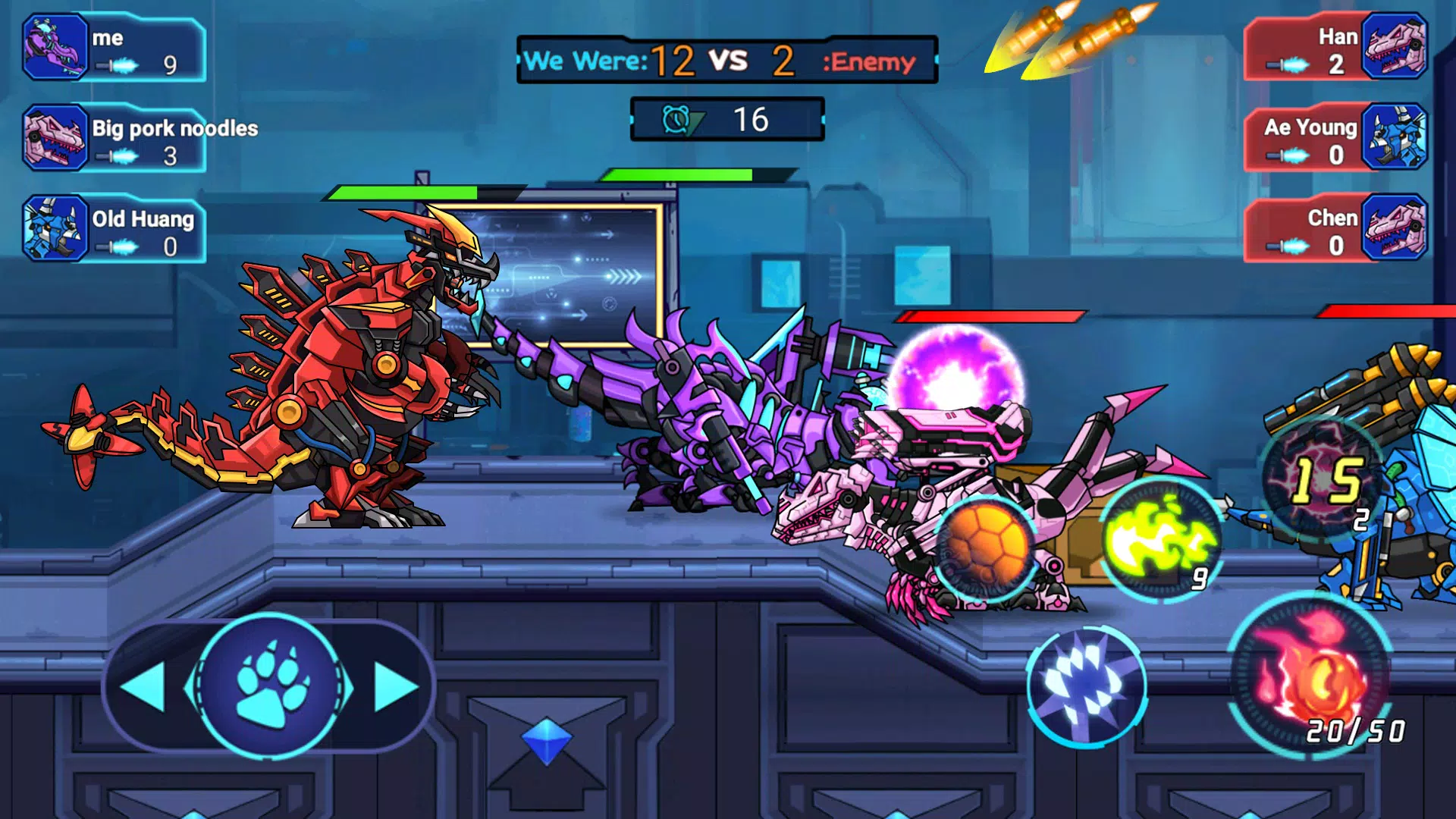 Mech Dinosaur War Capture d'écran 3