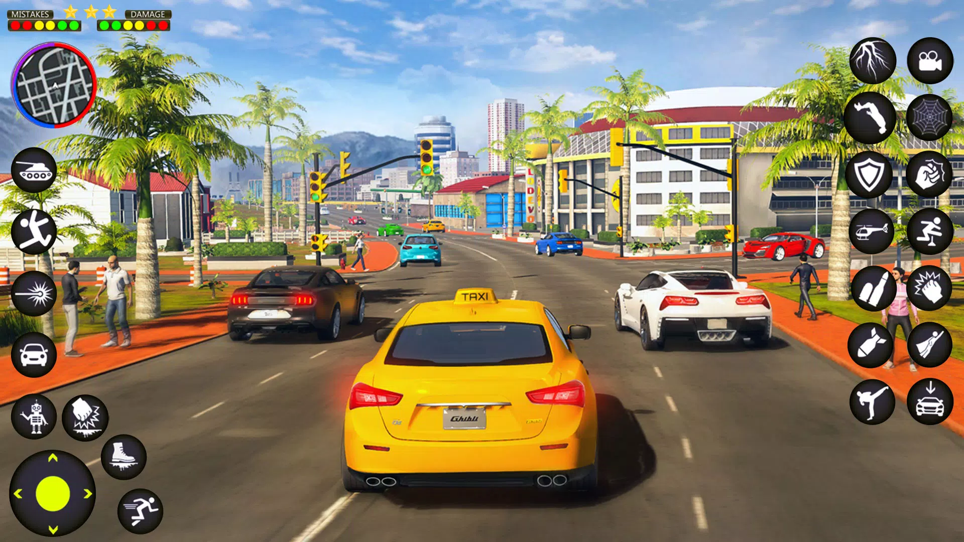 Taxi Driving: 3D Crazy Parking スクリーンショット 3
