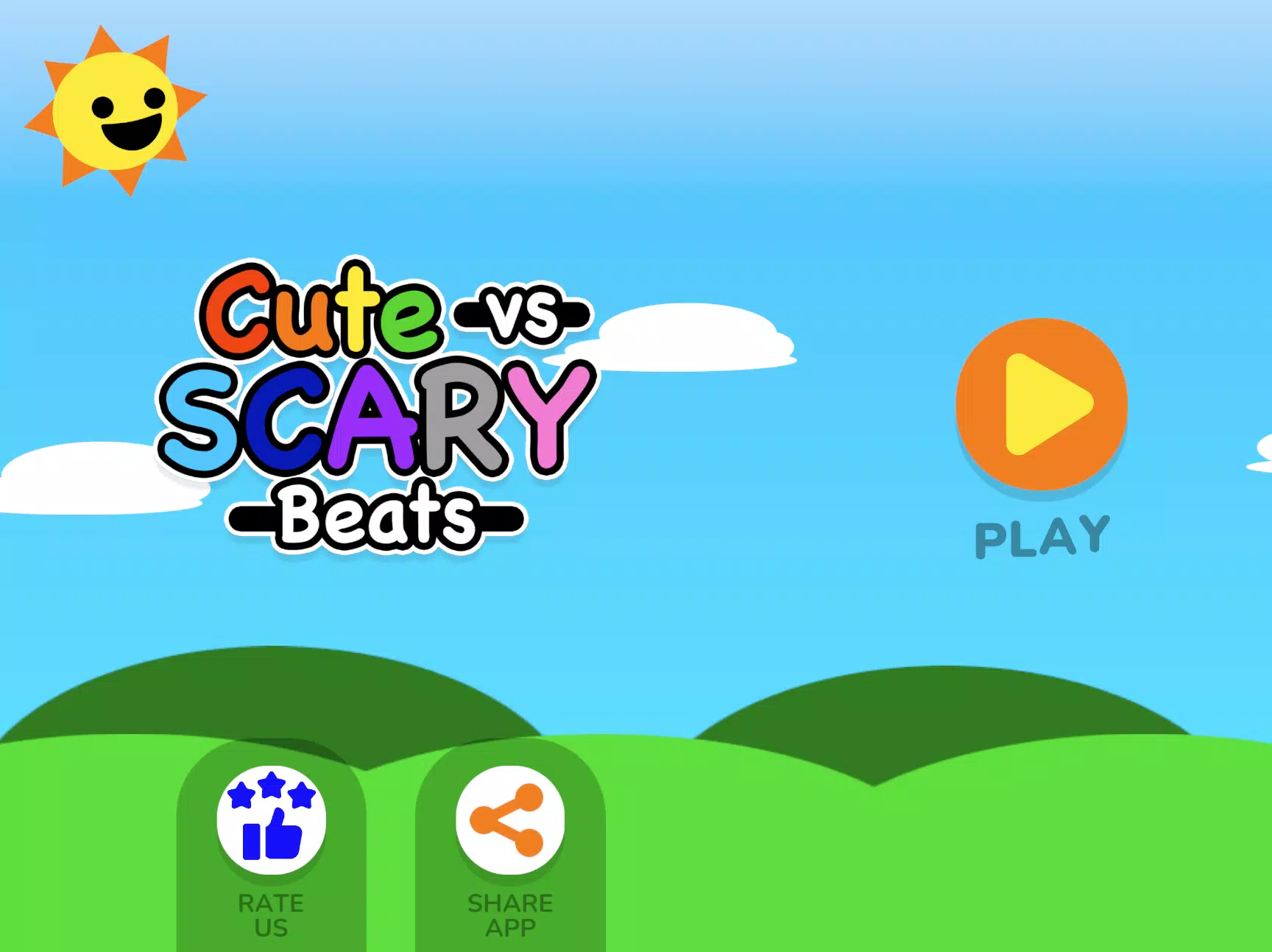 Cute vs Scary Beats Schermafbeelding 1