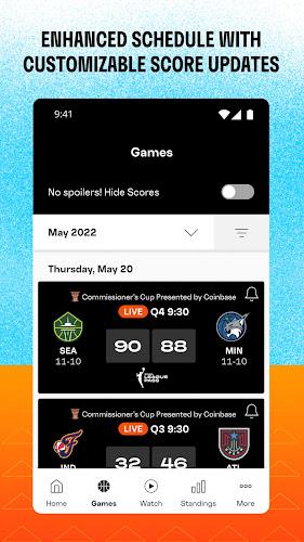 WNBA - Live Games & Scores Screenshot 3