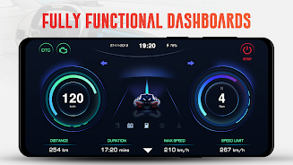 GPS Speedometer OBD2 Dashboard Screenshot 0