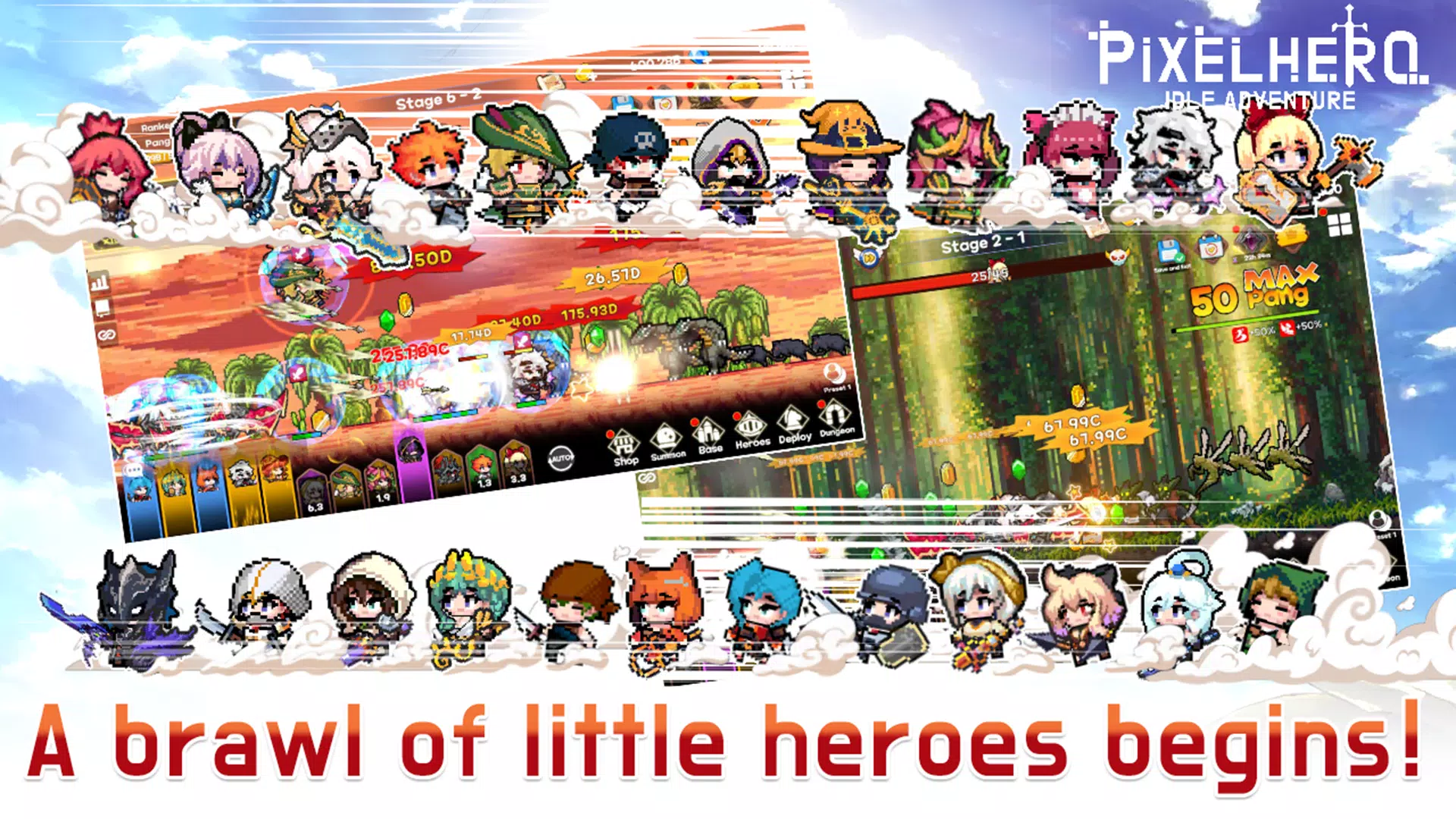 Pixel Heroes Idle স্ক্রিনশট 0