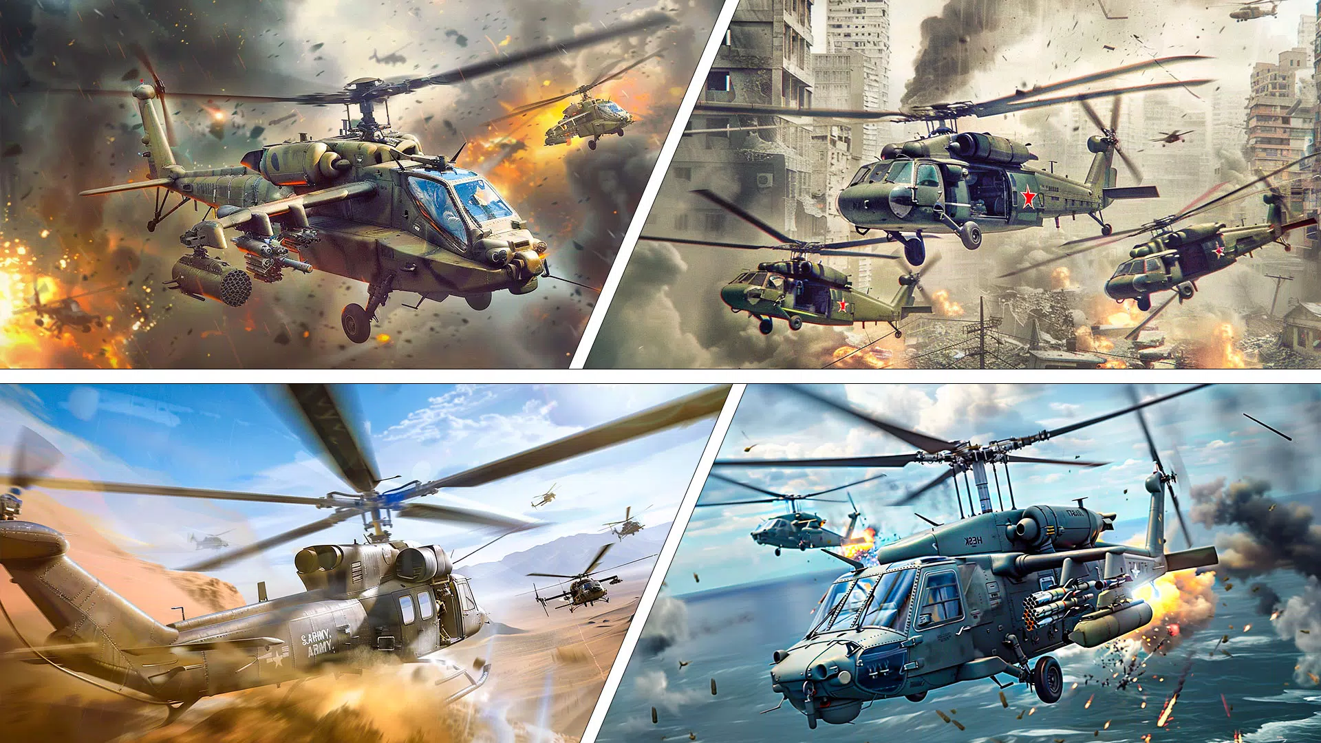 Gunship Battle Air Force War Captura de tela 2