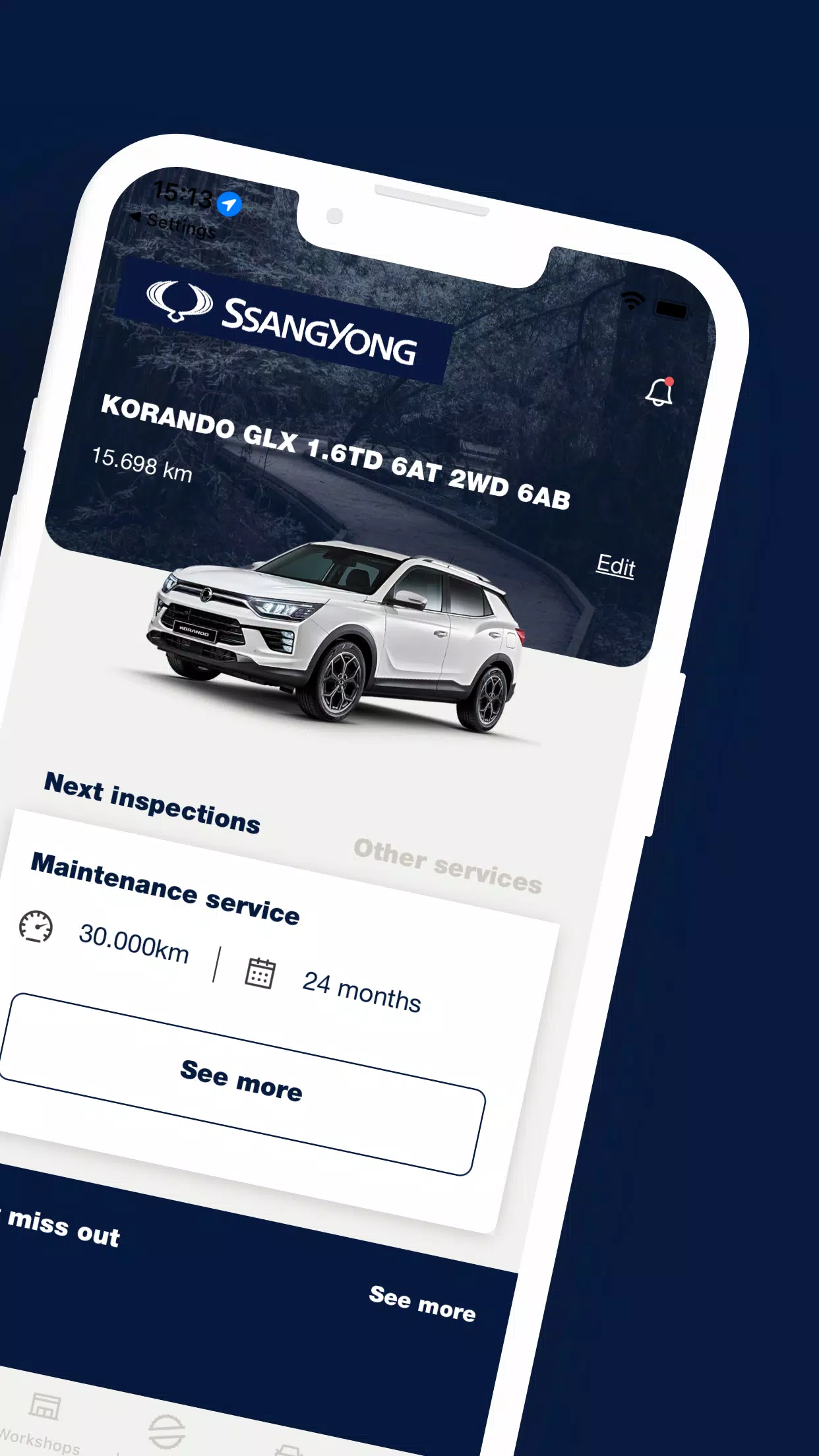 SsangYong App स्क्रीनशॉट 1