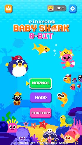 BabyShark 8BIT:Finding Friends Ekran Görüntüsü 0