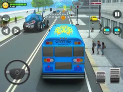 School Bus Simulator Driving Captura de tela 1