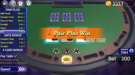 Three Card Poker Texas Holdem स्क्रीनशॉट 3