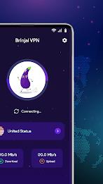 Brinjal VPN - Proxy & Secure Captura de tela 1