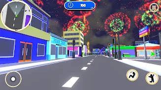 Diwali Fireworks Simulator 3D 스크린샷 1