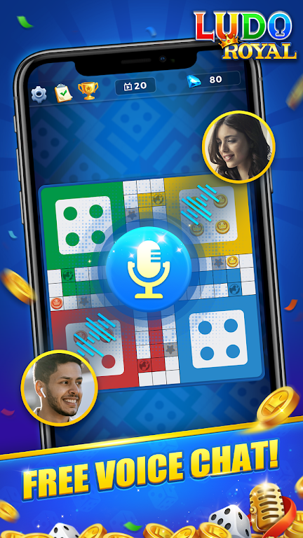 Ludo Royal - Happy Voice Chat Tangkapan skrin 0